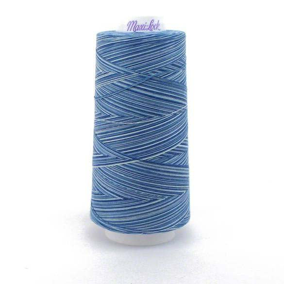 Maxi-Lock Swirls Variegated Thread - Blueberry Cobbler