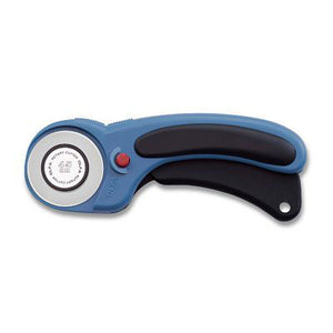 Olfa Ergonomic 45mm Rotary Cutter - Pacific Blue