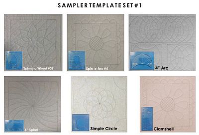 Quilt Templates, 6 Piece Set