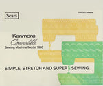 Kenmore Convertible Model 1880 Instruction Manual