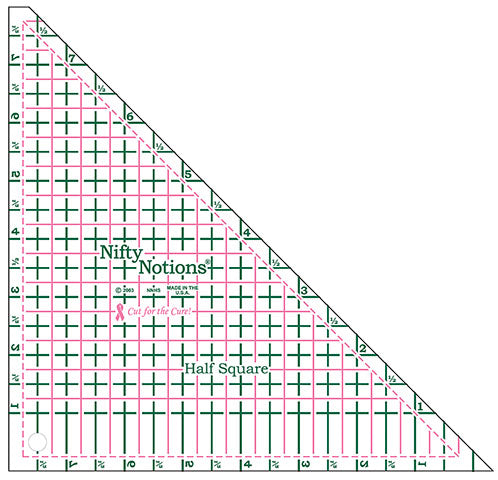 Half Square Ruler