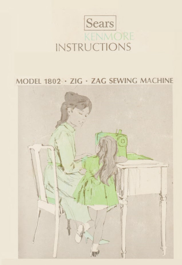 Kenmore 1802 Instruction Manual