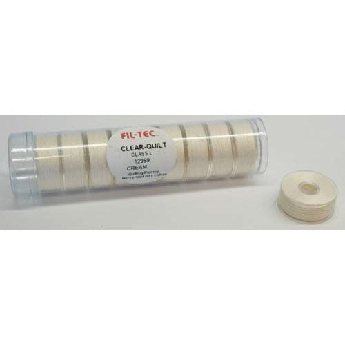 Fil-Tec "L" Style Prewound Cotton Bobbins - Cream