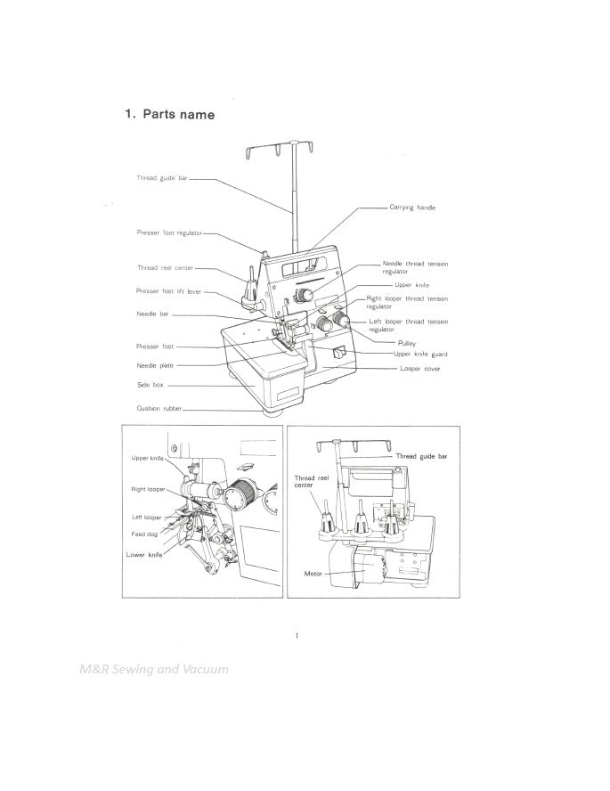 Pfaff HL-603A Instruction Manual
