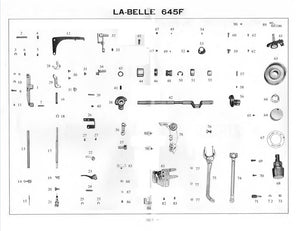 Parts List, Nelco 645F