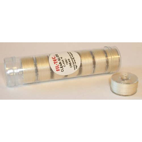 Fil-Tec "L" Style Prewound Cotton Bobbins - Cream