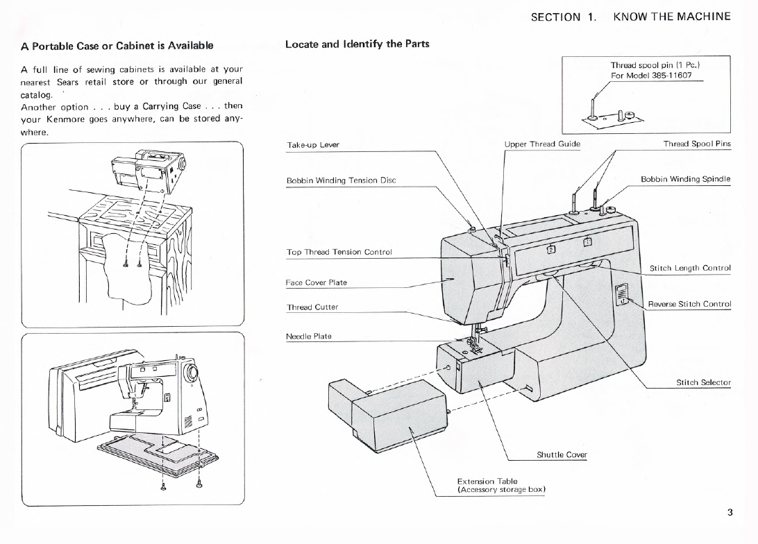 Kenmore 11607/12714 Instruction Manual