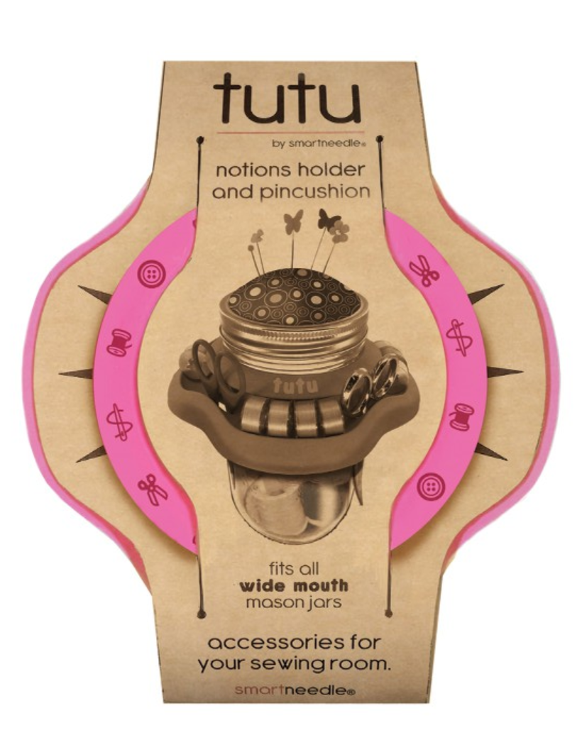 Tutu Notions Holder & Pincushion for Mason Jar