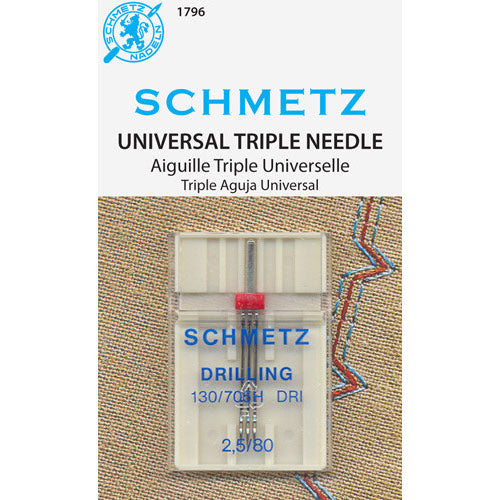 Schmetz Triple Needle - 2.5mm/80