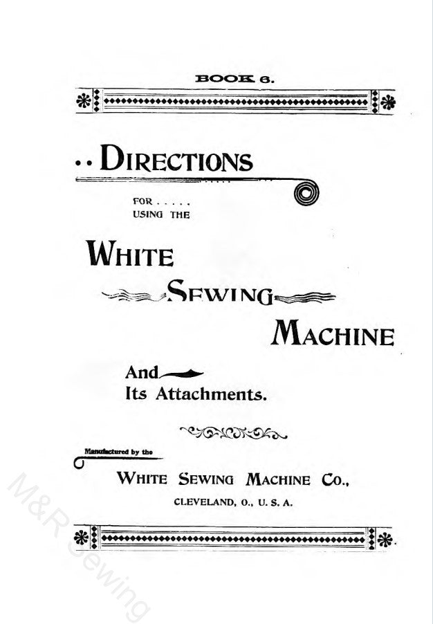 Instruction Manual, White Book 6, Long Shuttle(Vibrating)