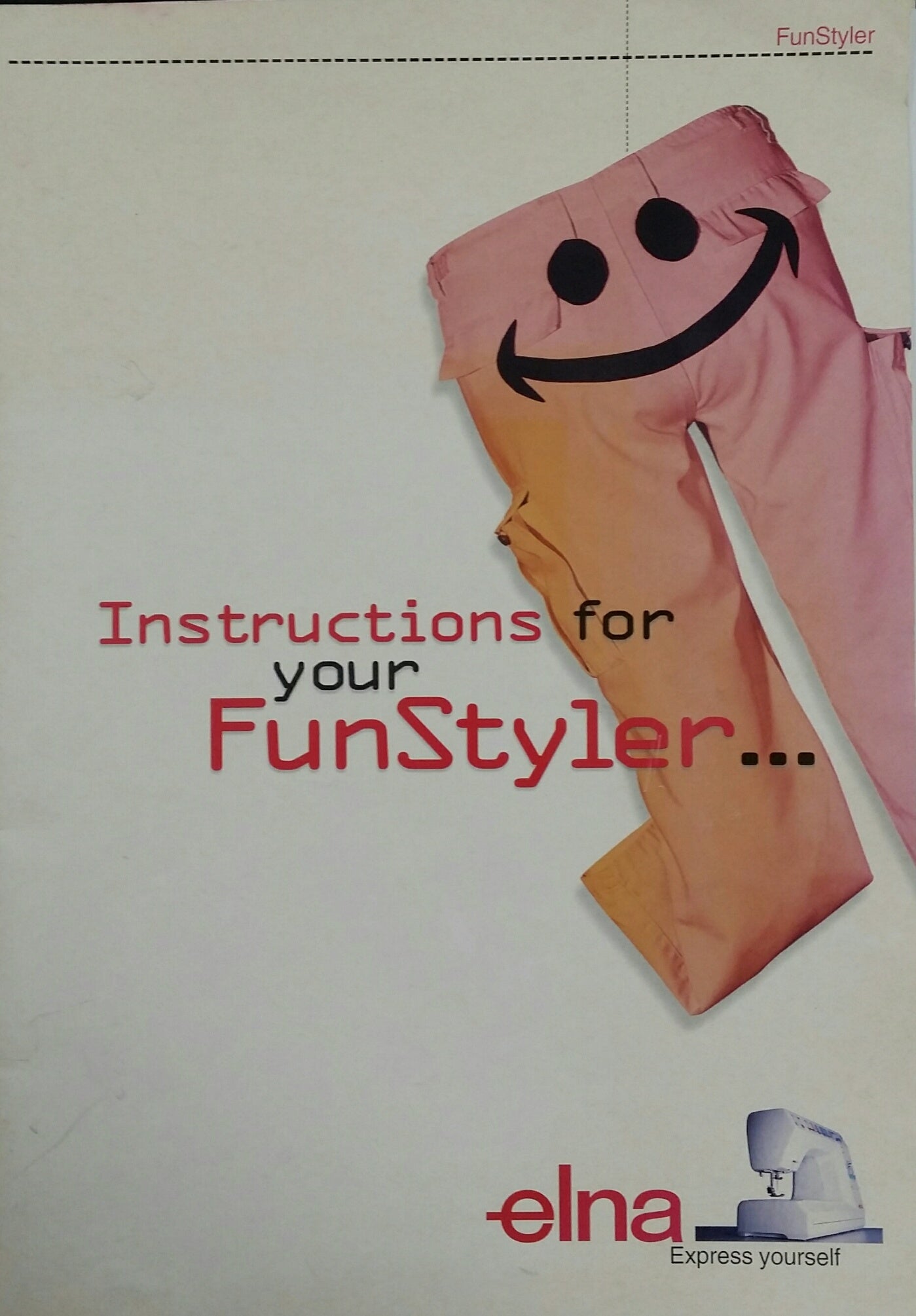 Instruction Manual, Elna FunStyler