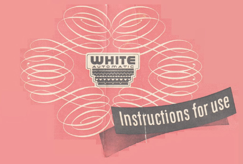 Instruction Manual, White Automatic